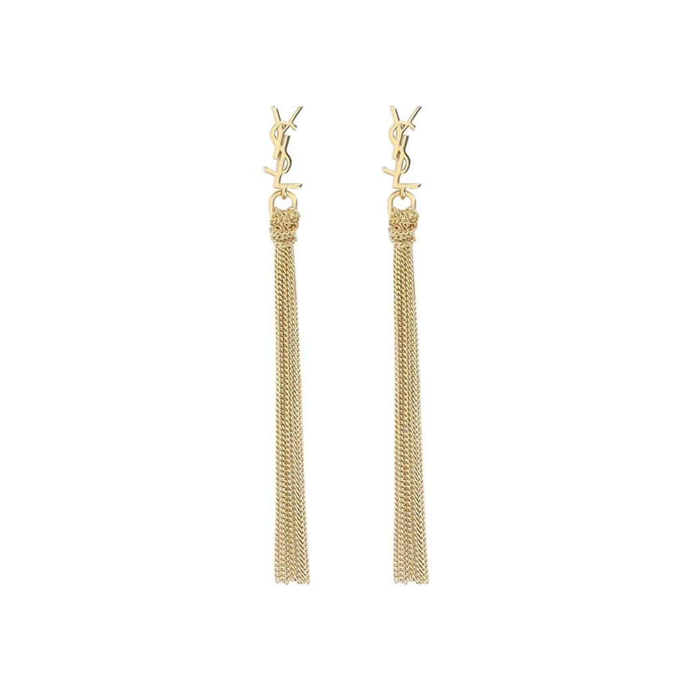 Saint Laurent Ohrringe aus Goldmessing