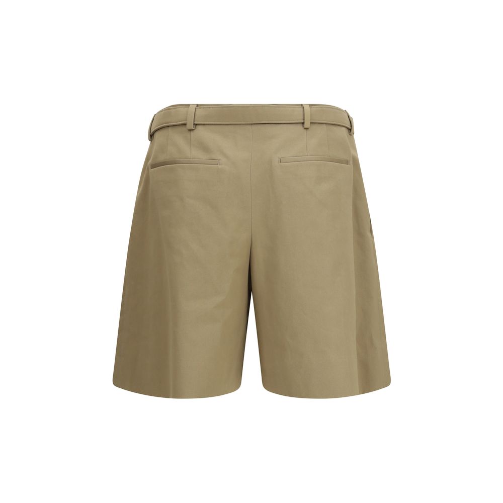 Saint Laurent Beige Baumwoll-Bermudashorts