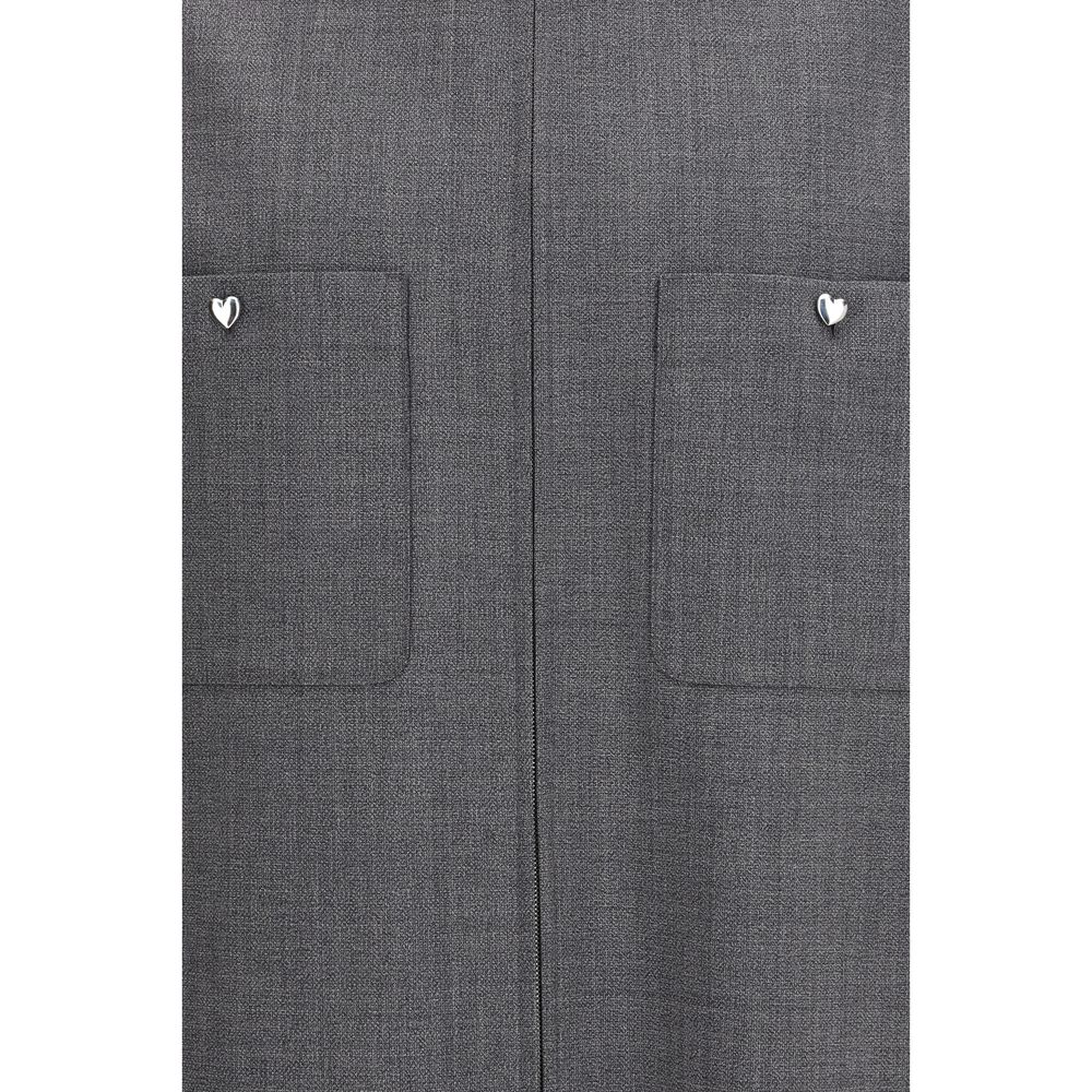 Valentino Grey Wool Coat