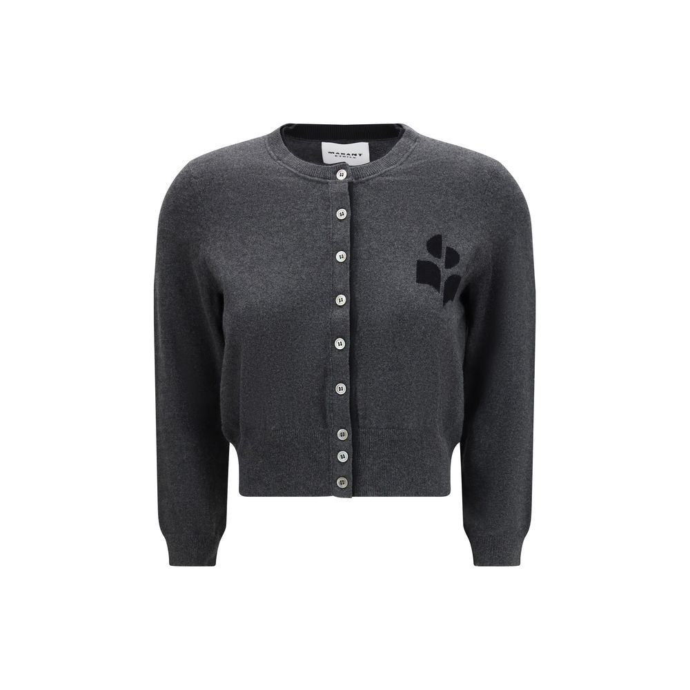 Marant Etoile Grauer Baumwollcardigan