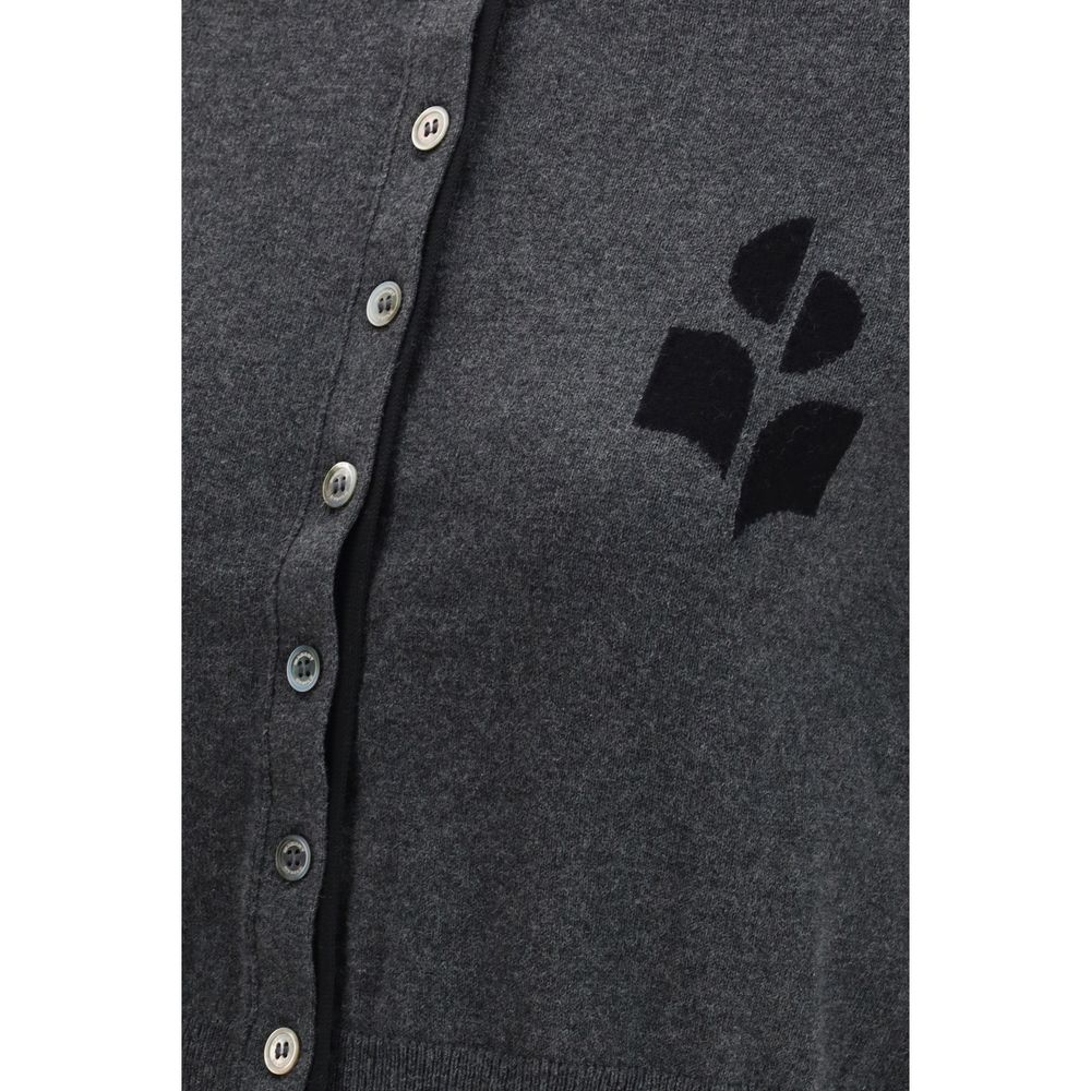 Marant Etoile Grauer Baumwollcardigan