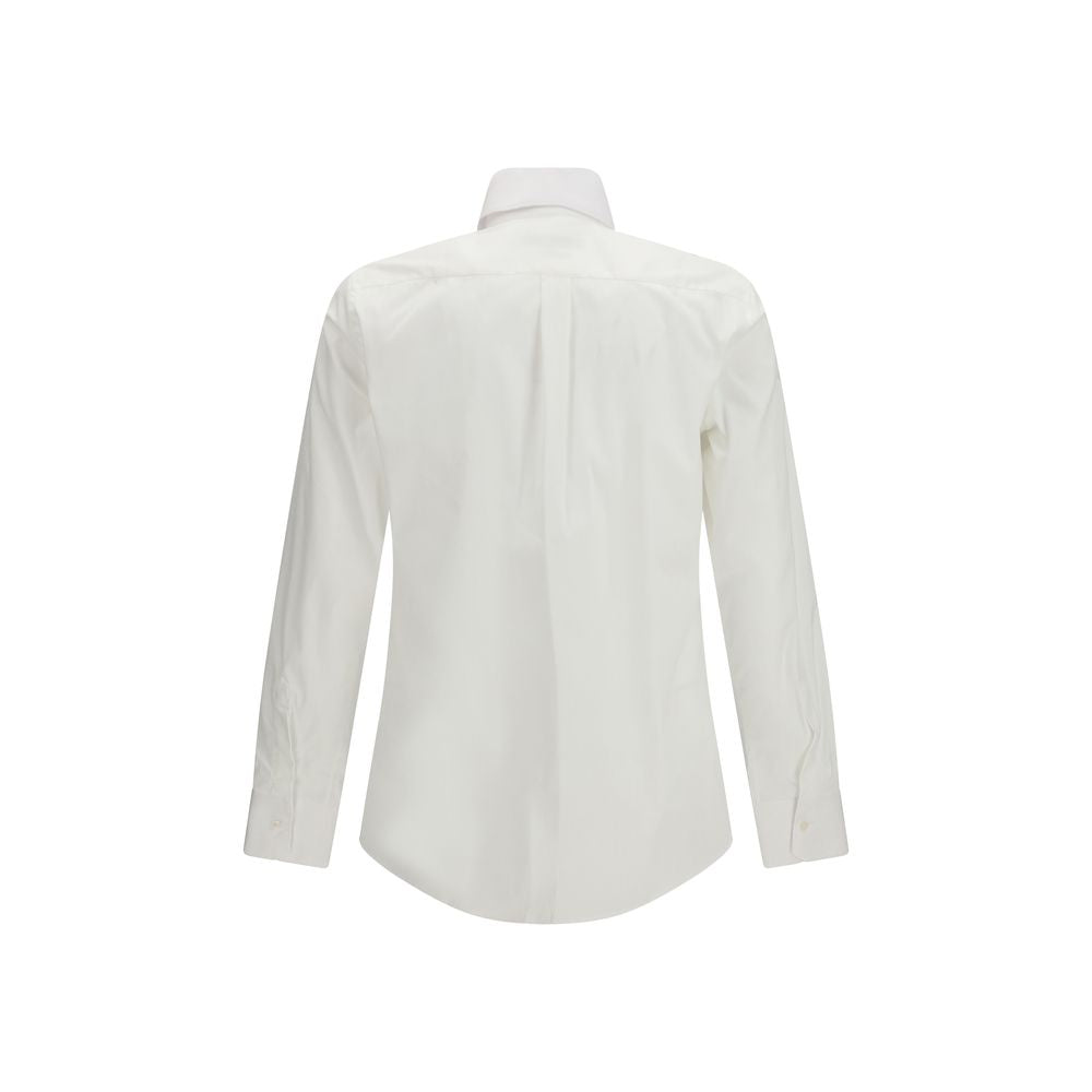Dolce & Gabbana Weißes Baumwollhemd