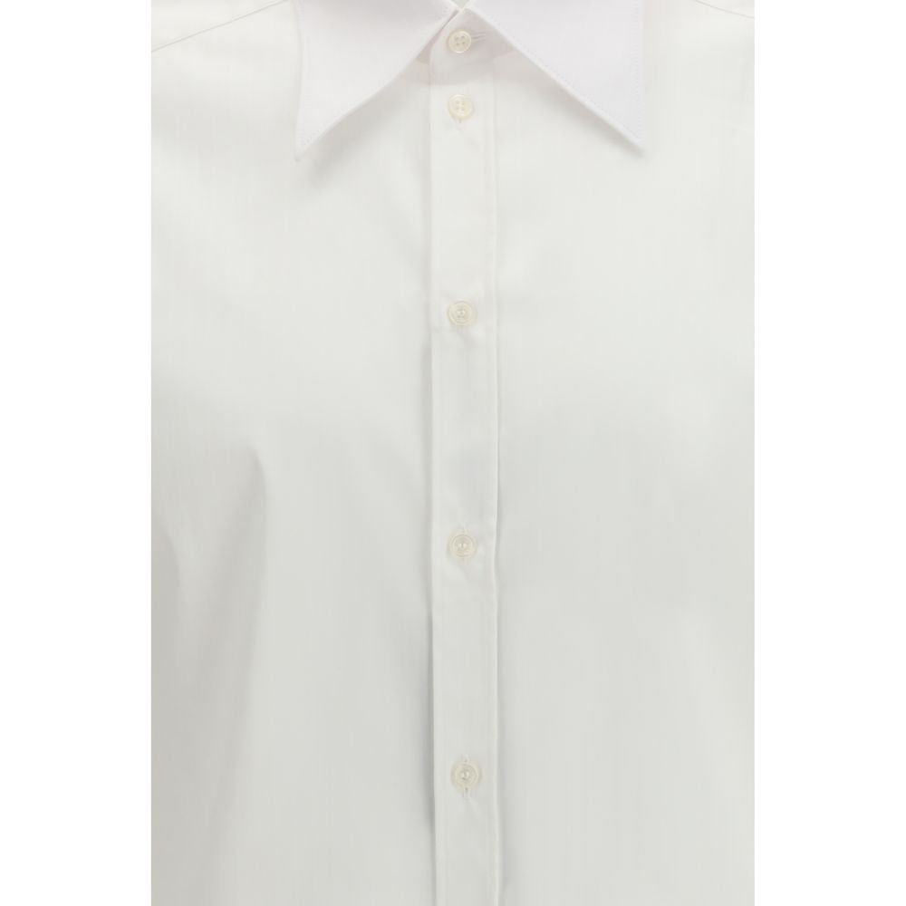 Dolce & Gabbana Weißes Baumwollhemd