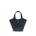 Giorgio Armani Handtasche aus blauem Kalbsleder Bos Taurus