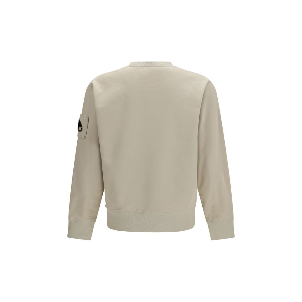 Moose Knuckles Beige Cotton Sweatshirt