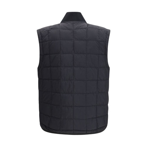 Moose Knuckles Schwarze ärmellose Nylonjacke
