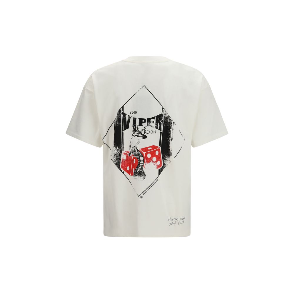 Represent Weißes Baumwoll-T-Shirt
