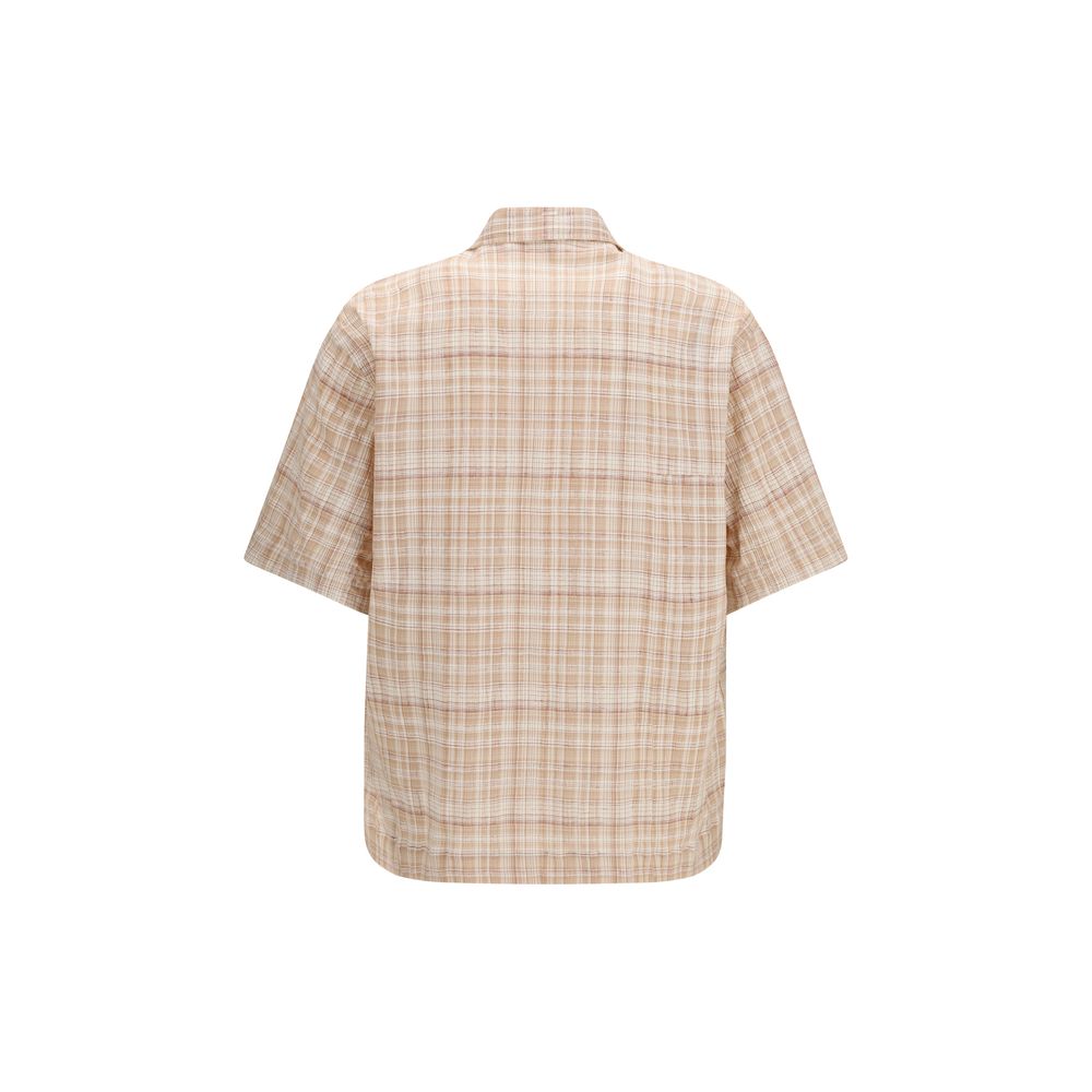 Sunflower Orange Cotton Patterned Shirt