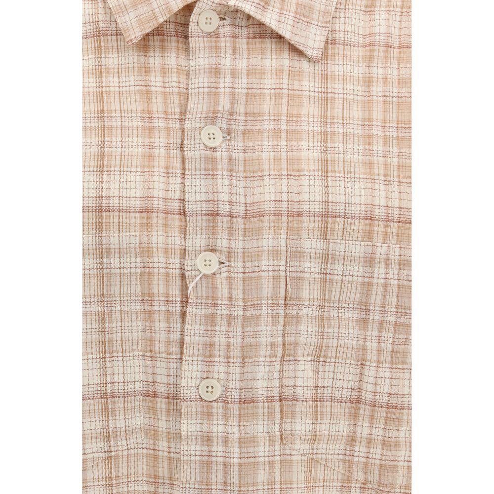 Sunflower Orange Cotton Patterned Shirt