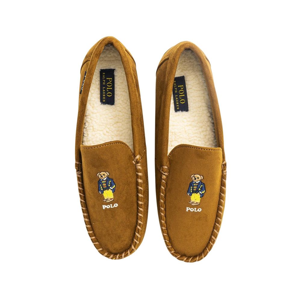 Ralph Lauren Beige Hausschuhe aus Kunstpelz
