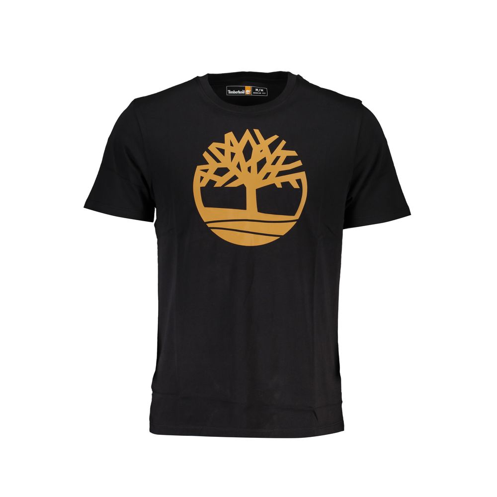 Timberland Schwarzes Herren-T-Shirt aus Bio-Baumwolle