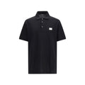 Dolce & Gabbana Schwarzes Baumwoll-Poloshirt