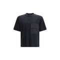 LAMINAR Schwarzes Baumwoll-T-Shirt