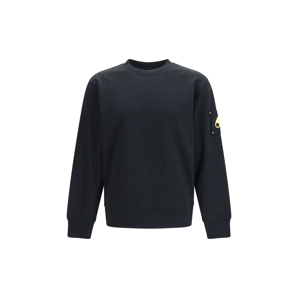 Moose Knuckles Schwarzer Baumwoll-Sweatshirt