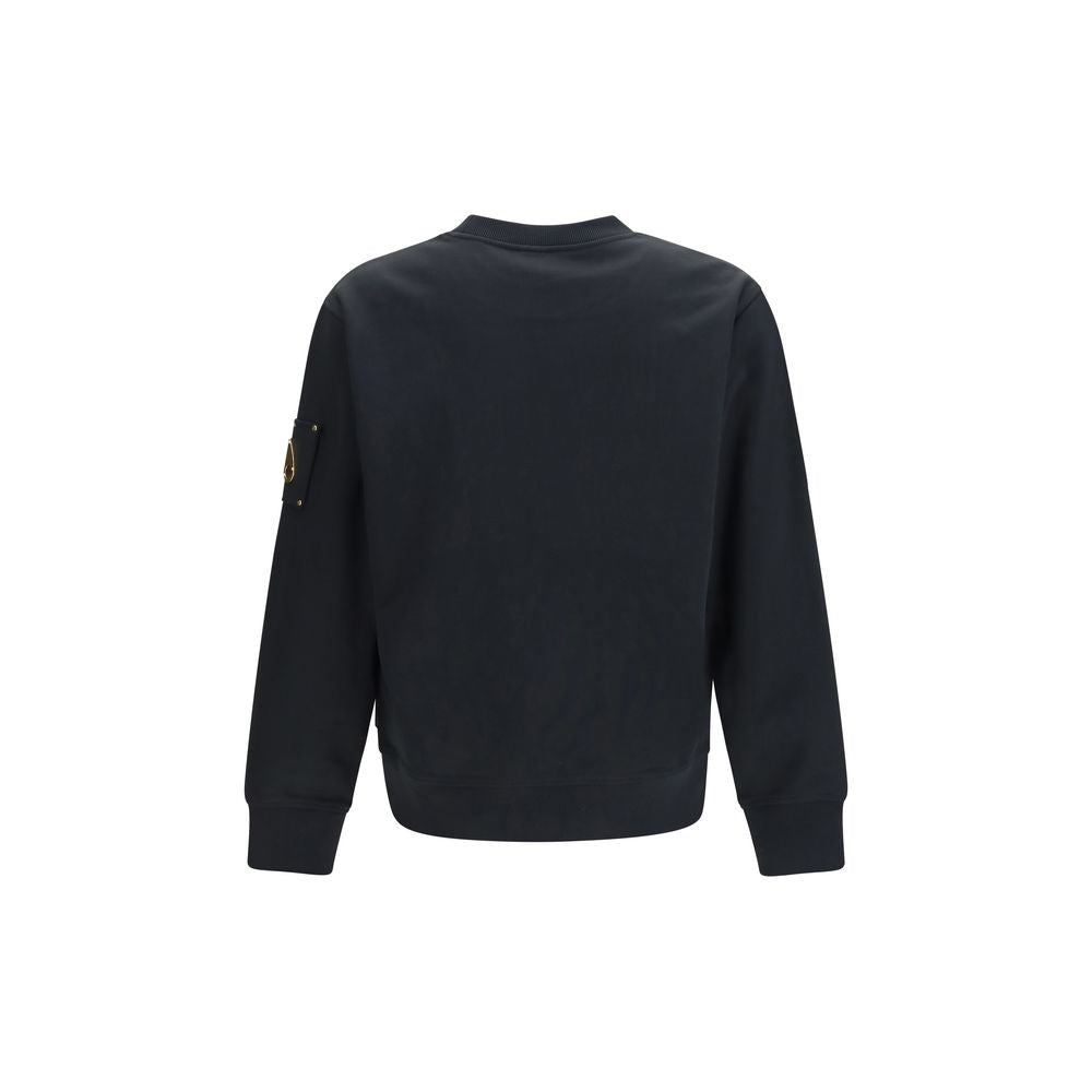 Moose Knuckles Schwarzer Baumwoll-Sweatshirt