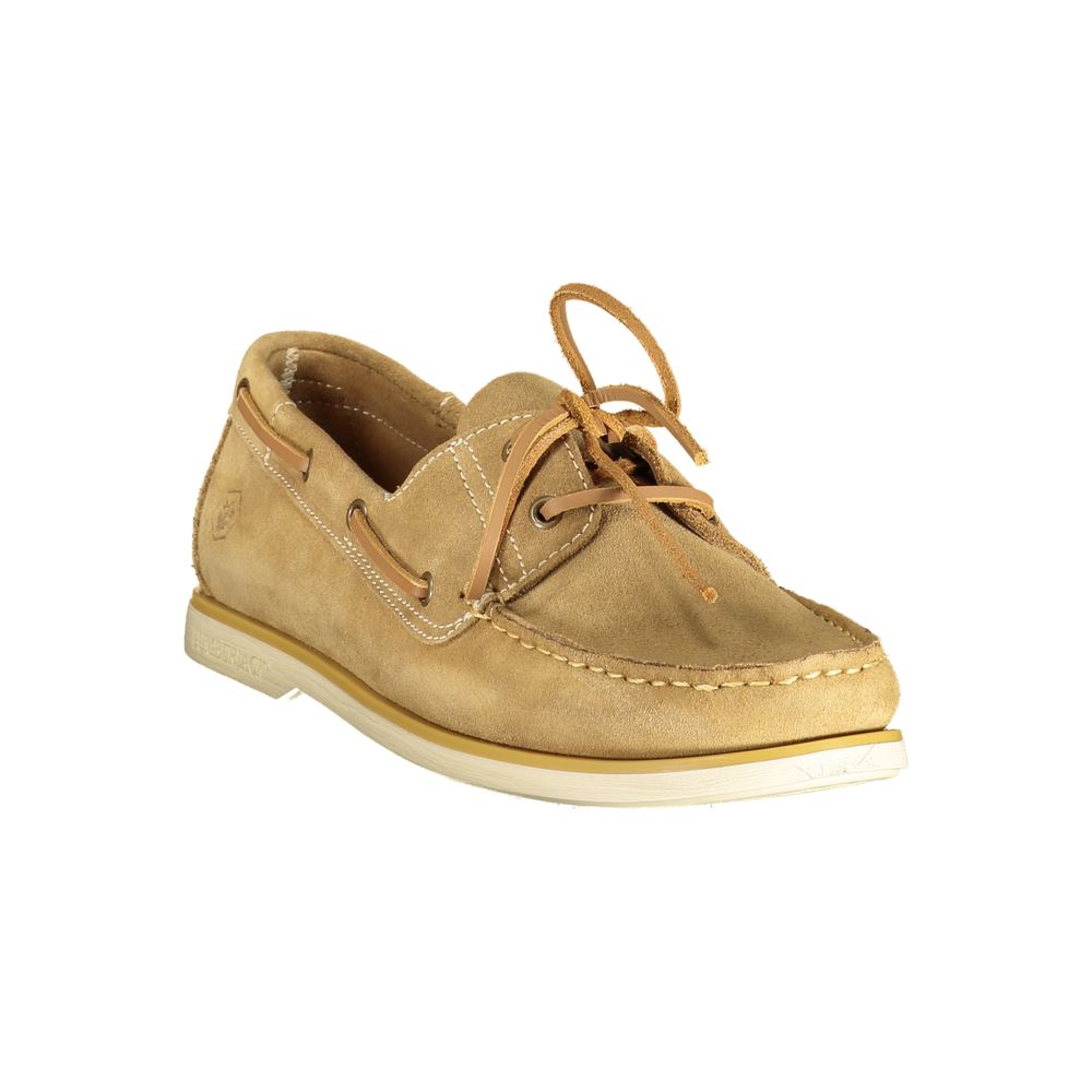 Lumberjack Men's Classic Shoe in Beige Leather