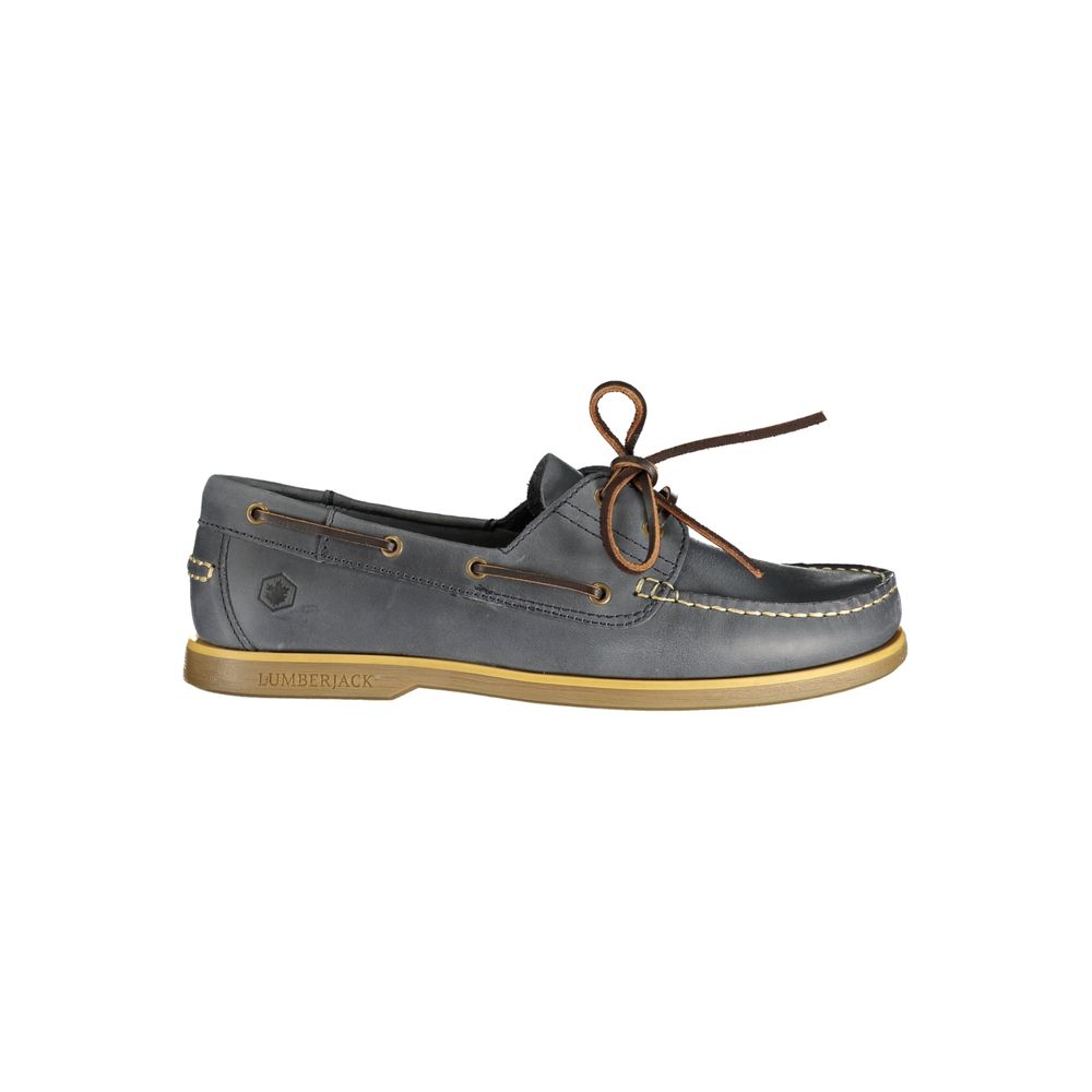 Lumberjack Klassischer Herrenschuh aus blauem Leder