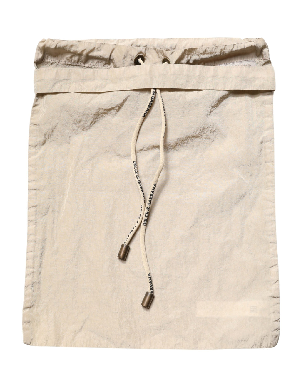 Dolce & Gabbana Braune Badeshorts aus Nylon mit Kordelzug