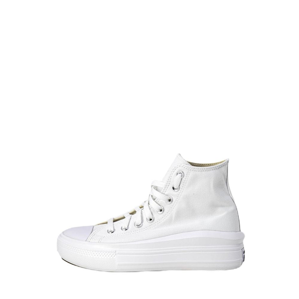 Converse Weiße High-Top-Sneaker aus Baumwolle