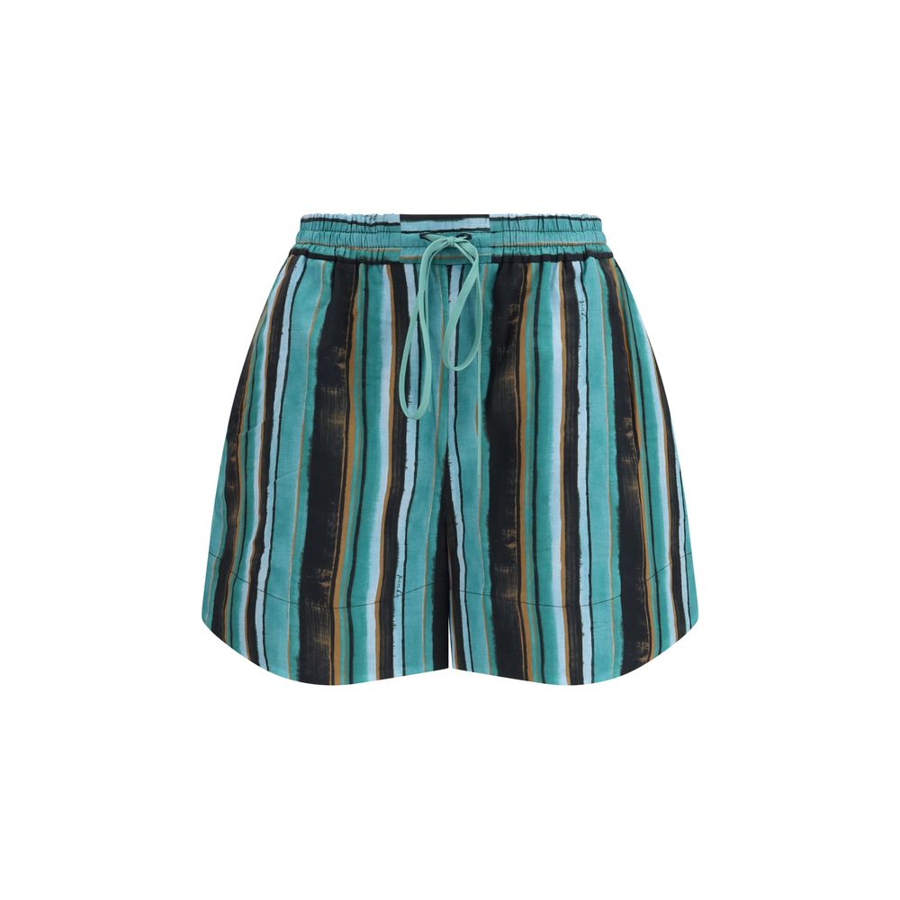 PINKO Zweifarbige Baumwoll-Bermudashorts