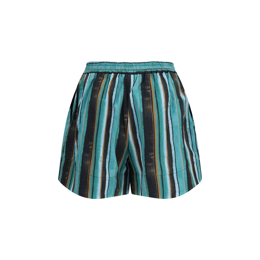 PINKO Zweifarbige Baumwoll-Bermudashorts