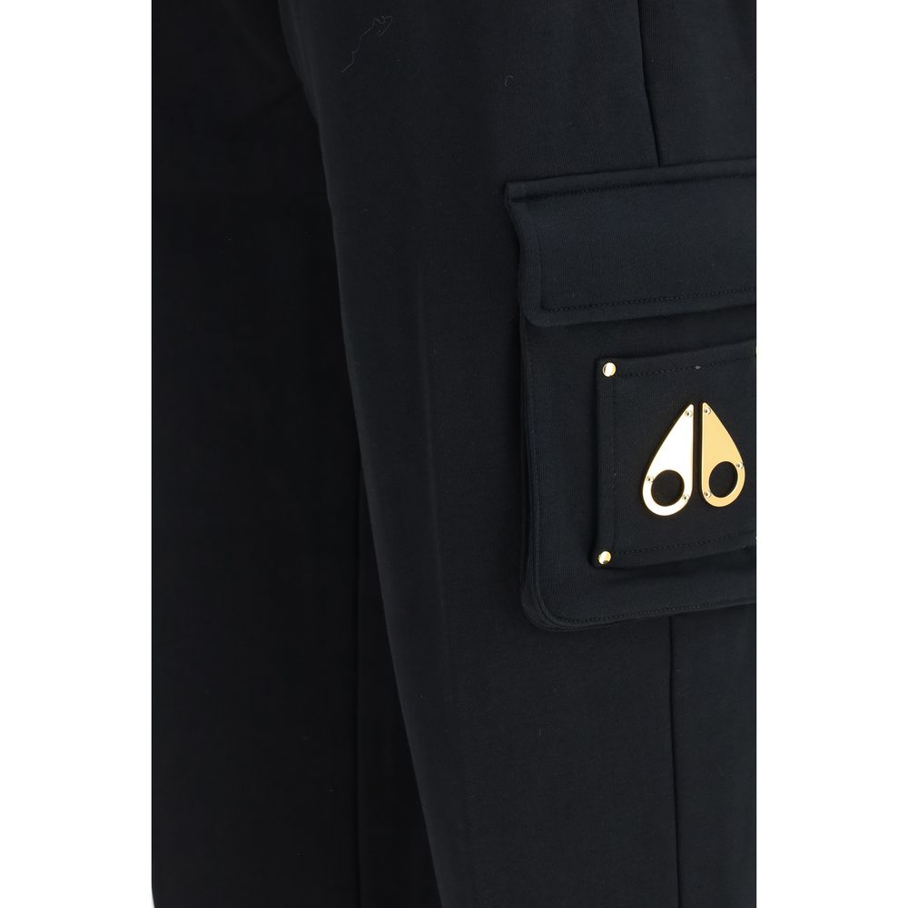 Moose Knuckles Black Cotton Lounge Pants