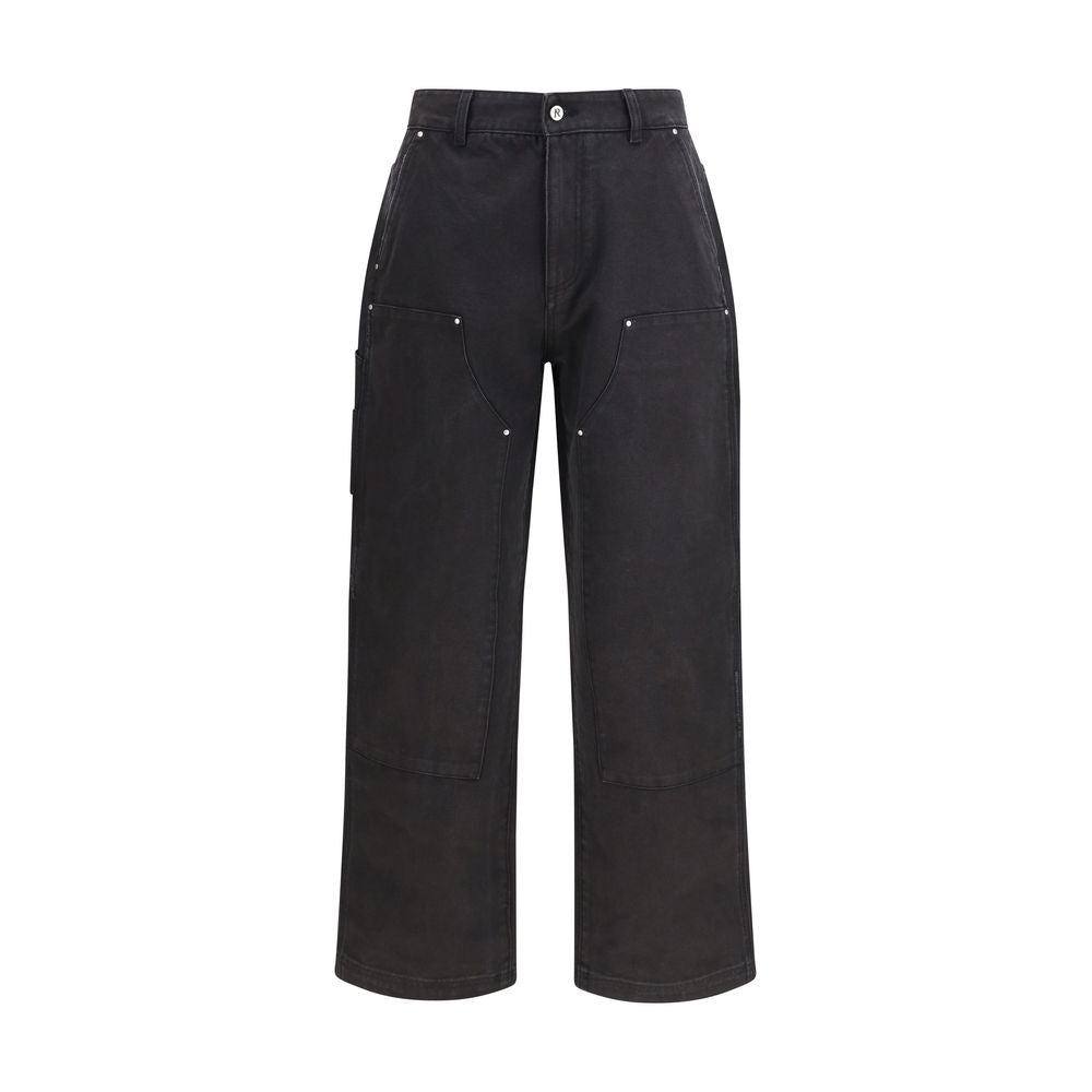 Represent Schwarze Baumwollhose im Casual-Look