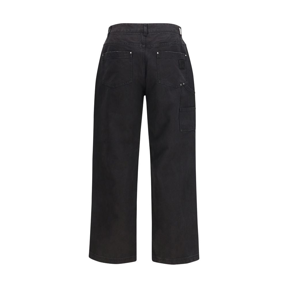 Represent Schwarze Baumwollhose im Casual-Look