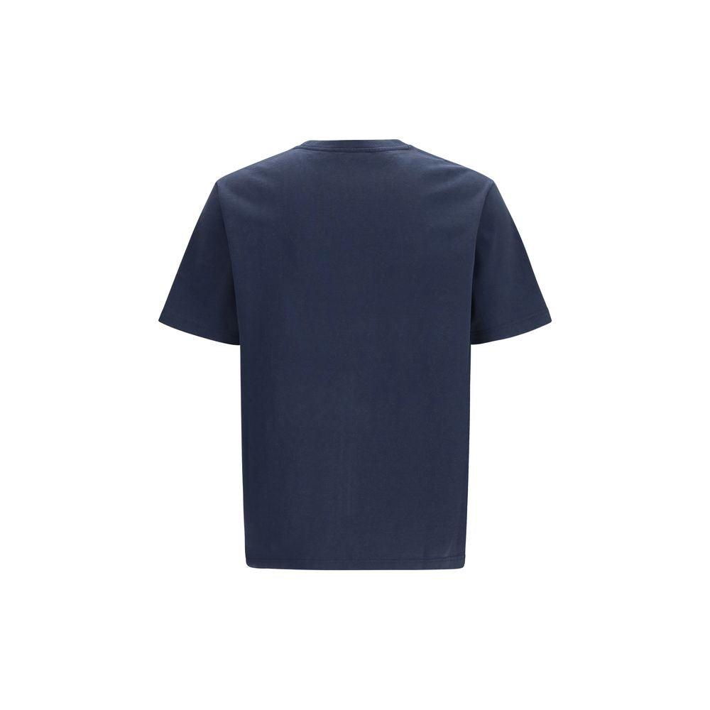 Maison Kitsuné Blaues Baumwoll-T-Shirt