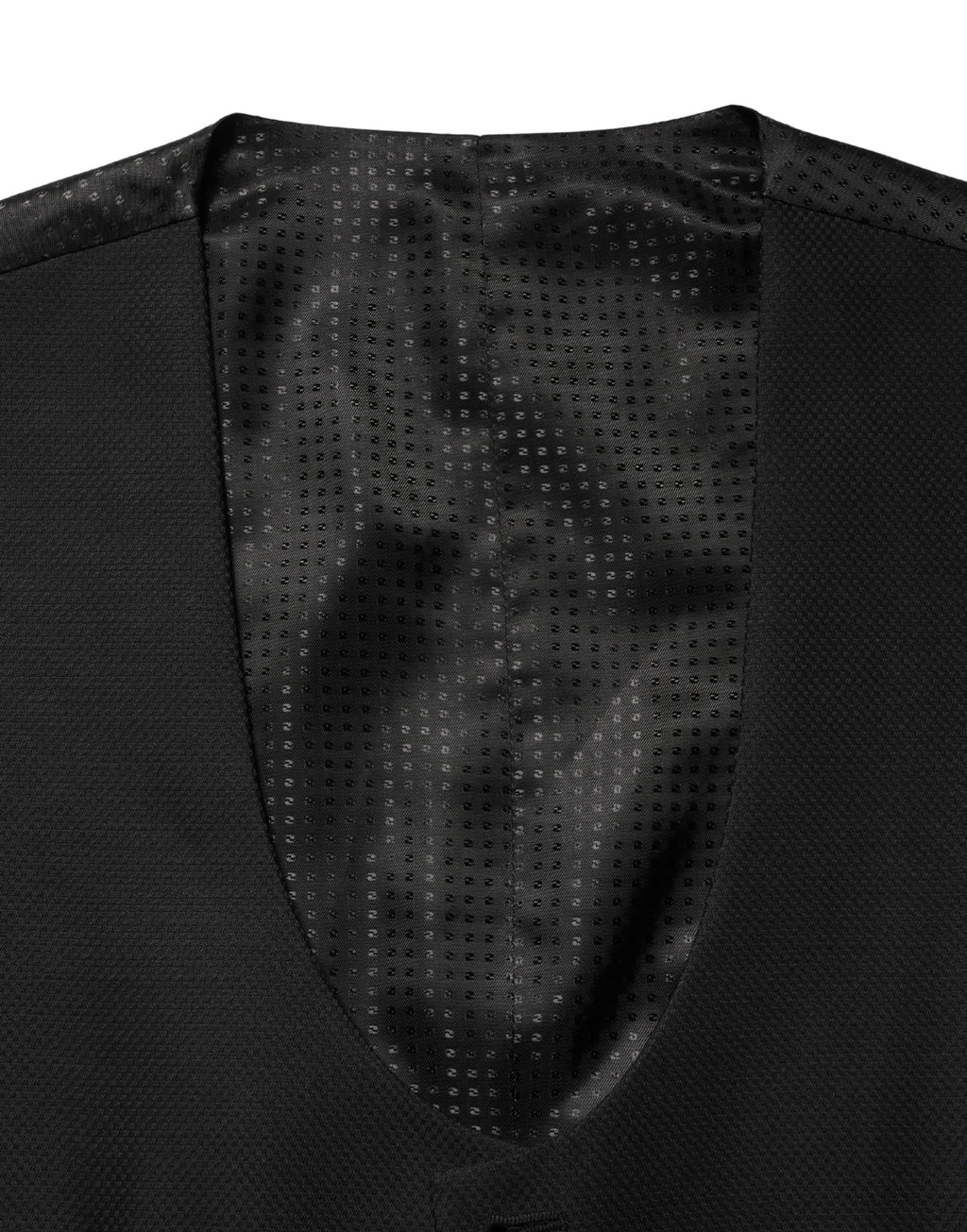 Dolce & Gabbana Schwarze Wollweste mit schmaler Passform
