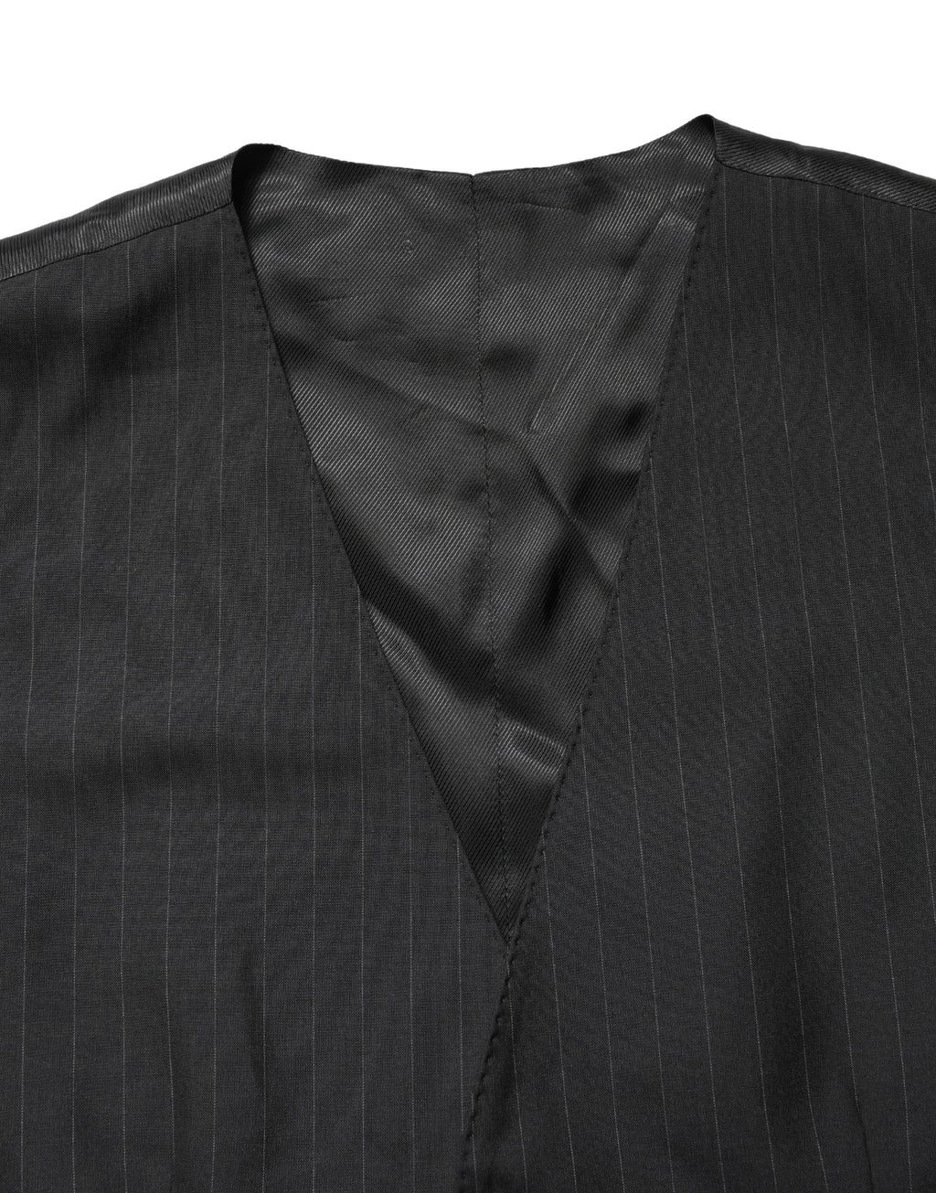 Dolce & Gabbana Schwarze Weste mit Streifen, einreihig