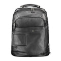 Piquadro Schwarzer Leder-Rucksack für Herren