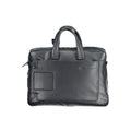 Piquadro Blue Leather Briefcase Men