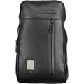 Piquadro Men's Black Leather Shoulder Bag