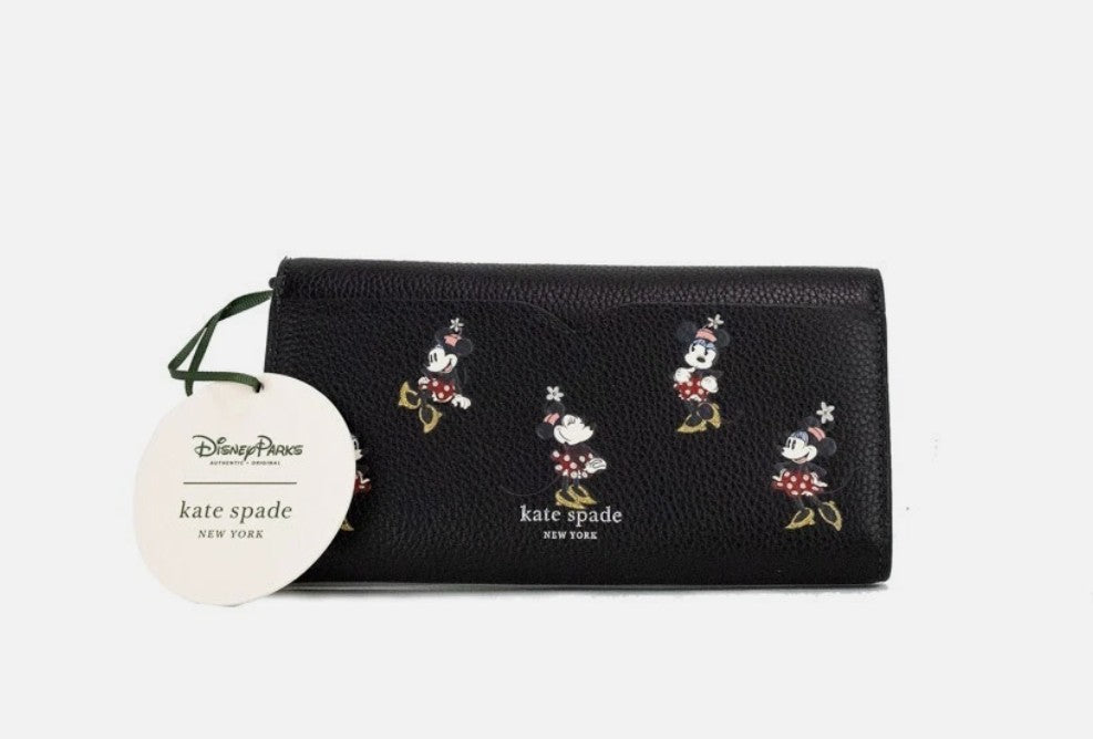Kate Spade X Disney Black Leather Minnie Mouse Purse Shoulder Bag