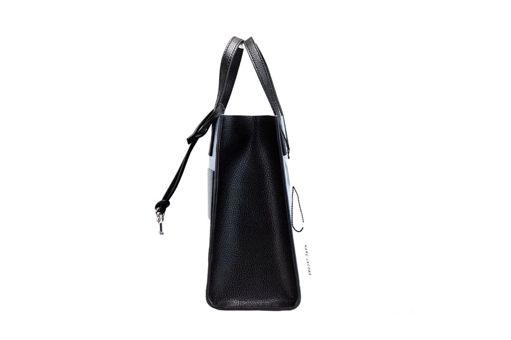 Marc Jacobs Grind Mini Blue Heaven Colorblock Leather Tote Crossbody Bag Handbag