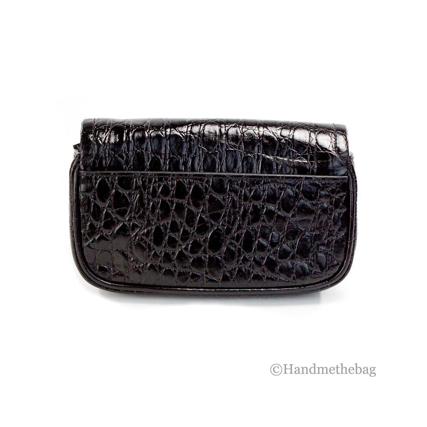 Marc Jacobs The Mini Shoulder Bag Black Embossed Leather Shoulder Bag