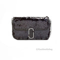 Marc Jacobs The Mini J Marc Shoulder Bag Black Sequins Crossbody Bag