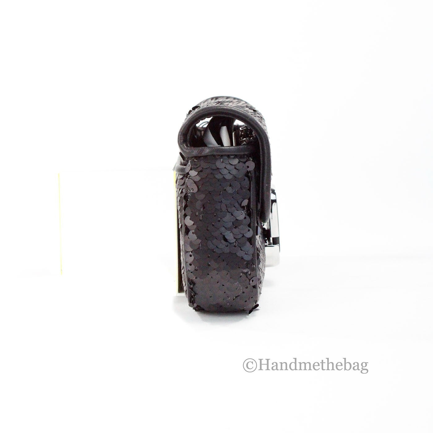 Marc Jacobs The Mini J Marc Shoulder Bag Black Sequins Crossbody Bag
