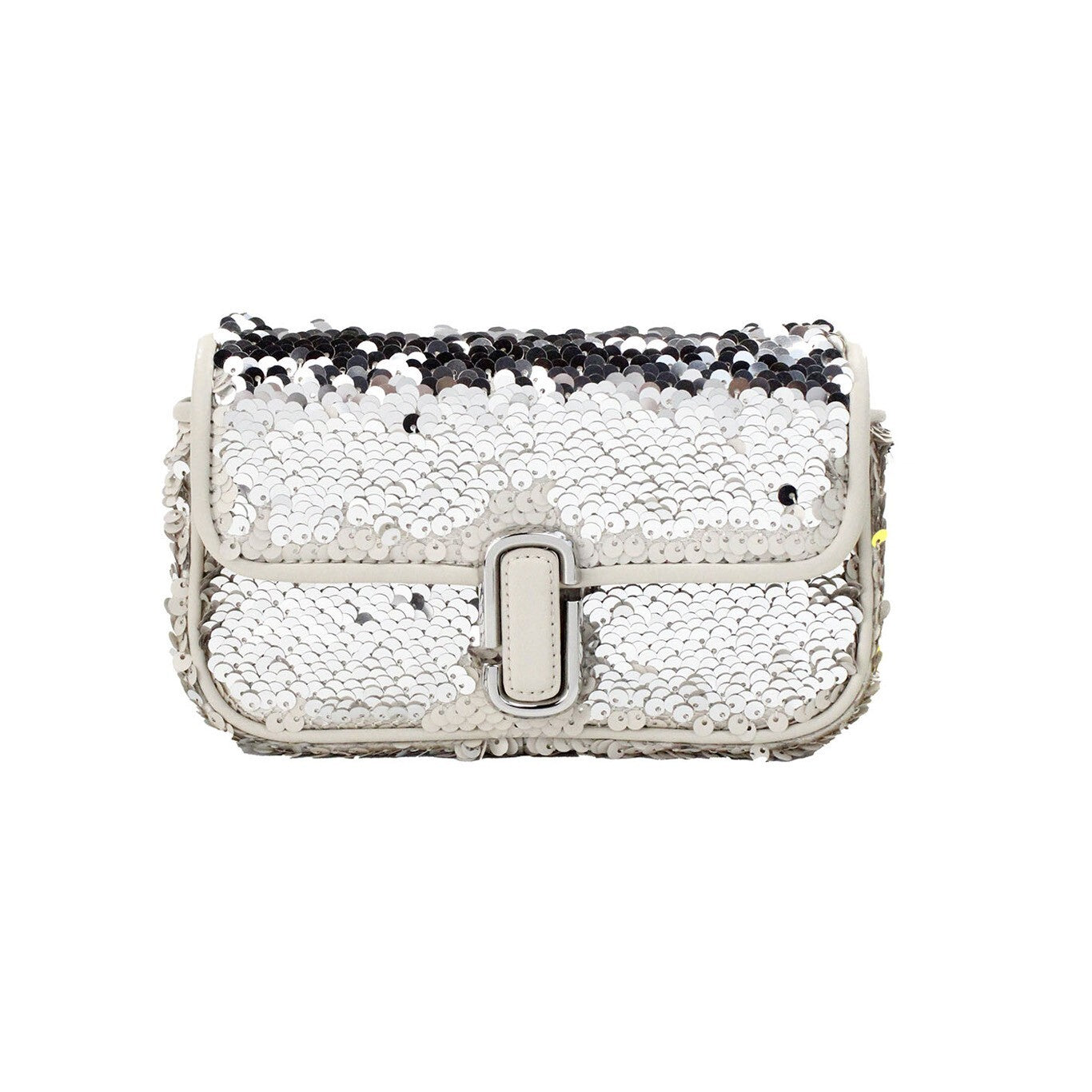 Marc Jacobs The Mini J Marc Schultertasche Creme Pailletten Umhängetasche