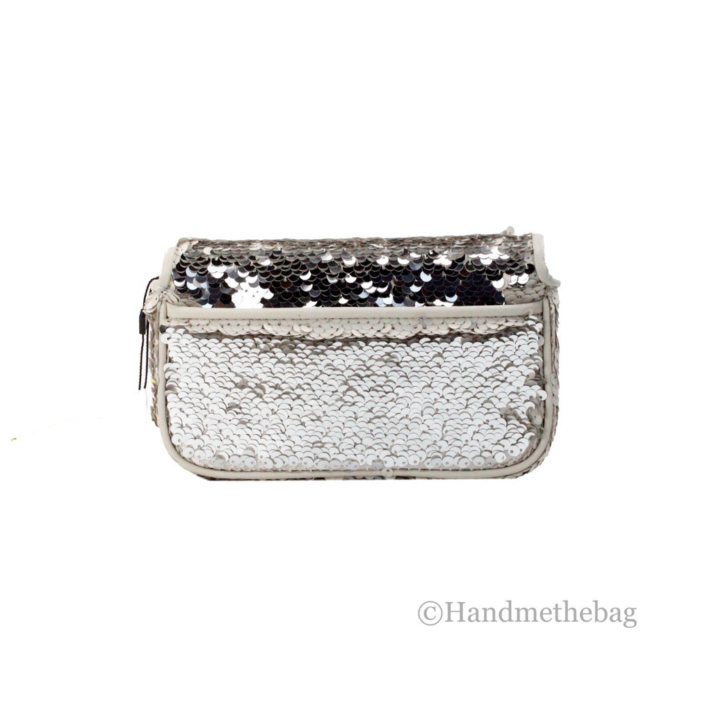 Marc Jacobs The Mini J Marc Schultertasche Creme Pailletten Umhängetasche