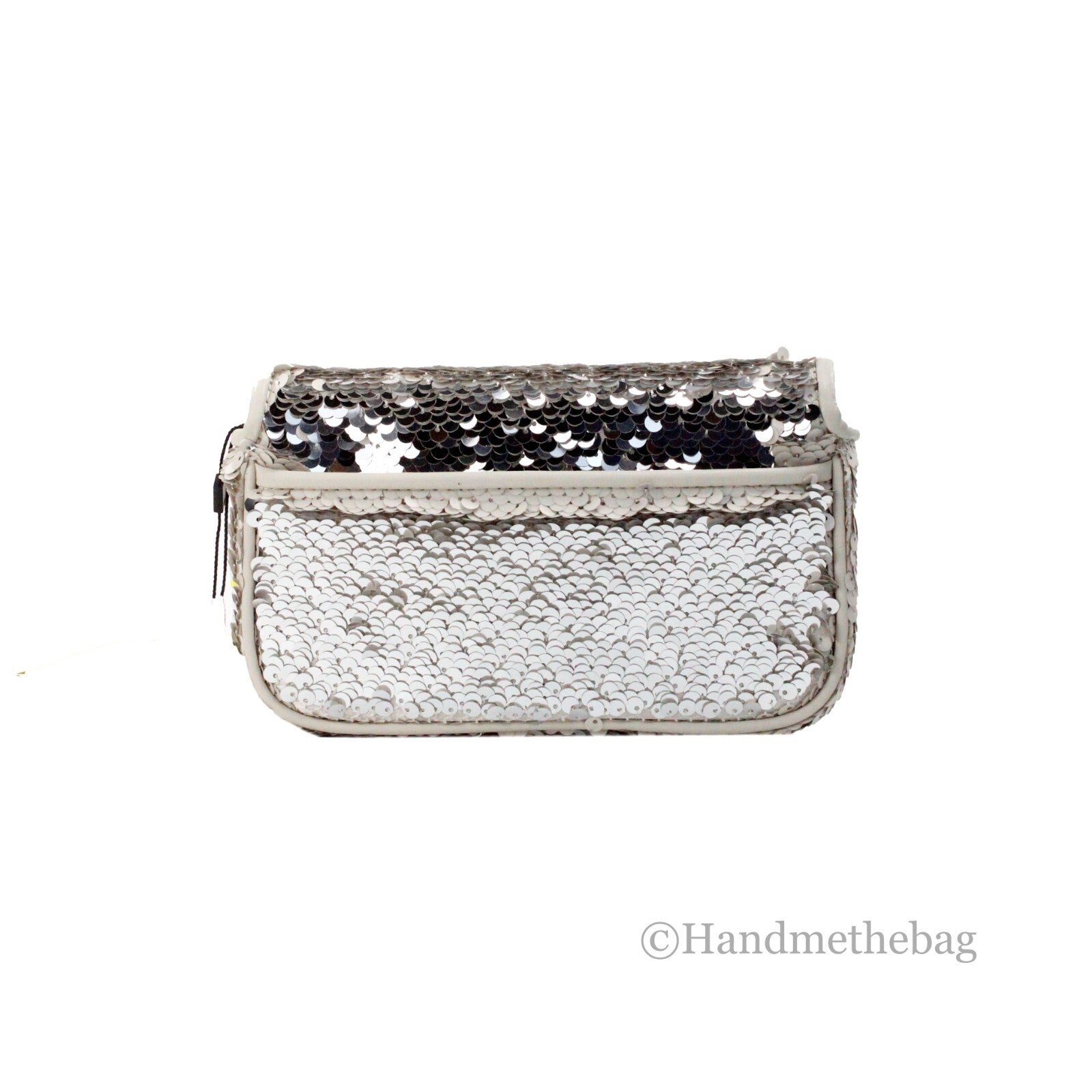 Marc Jacobs The Mini J Marc Schultertasche Creme Pailletten Umhängetasche