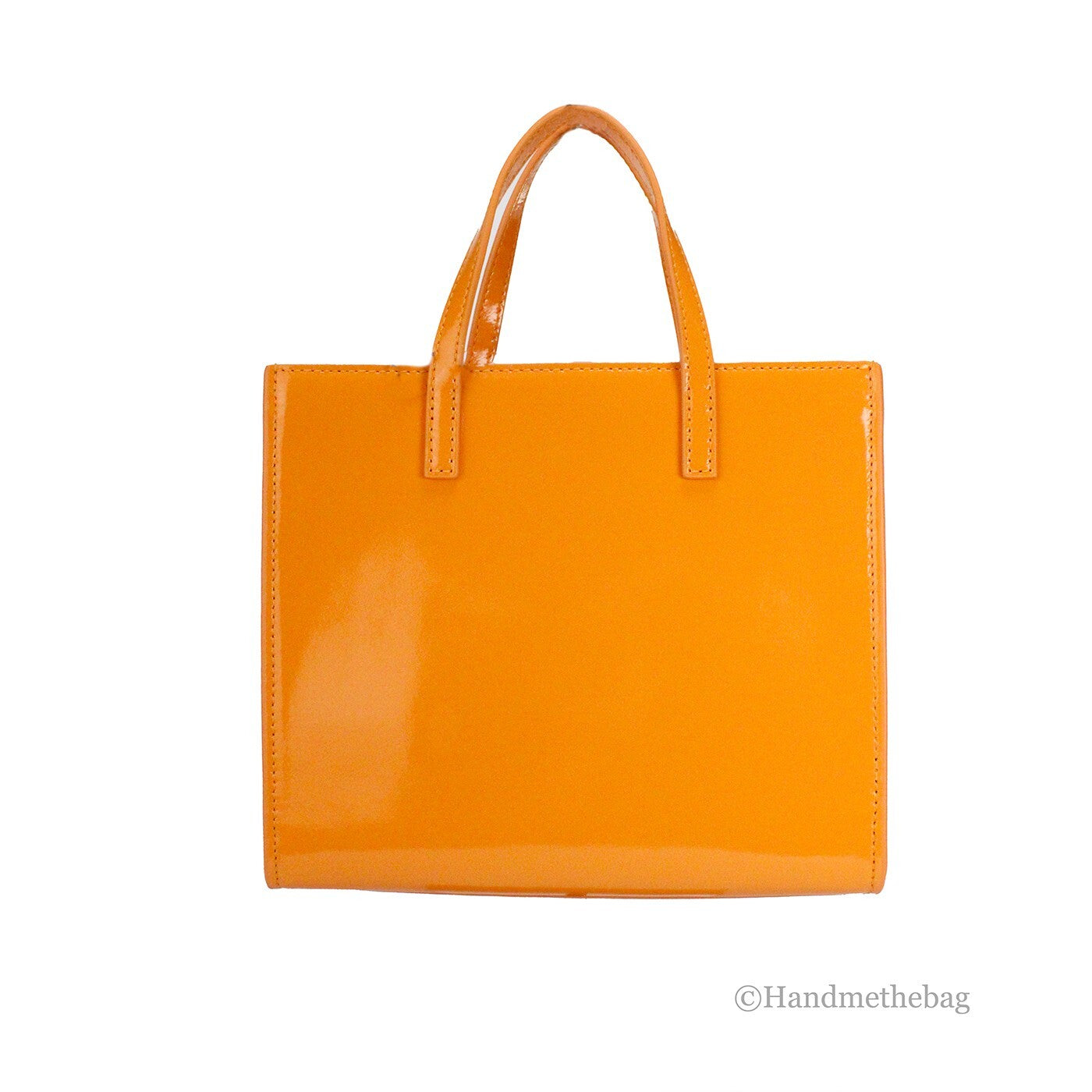 Marc Jacobs Mini Grind Bag in Burnished Patent Leather with Crossbody Strap