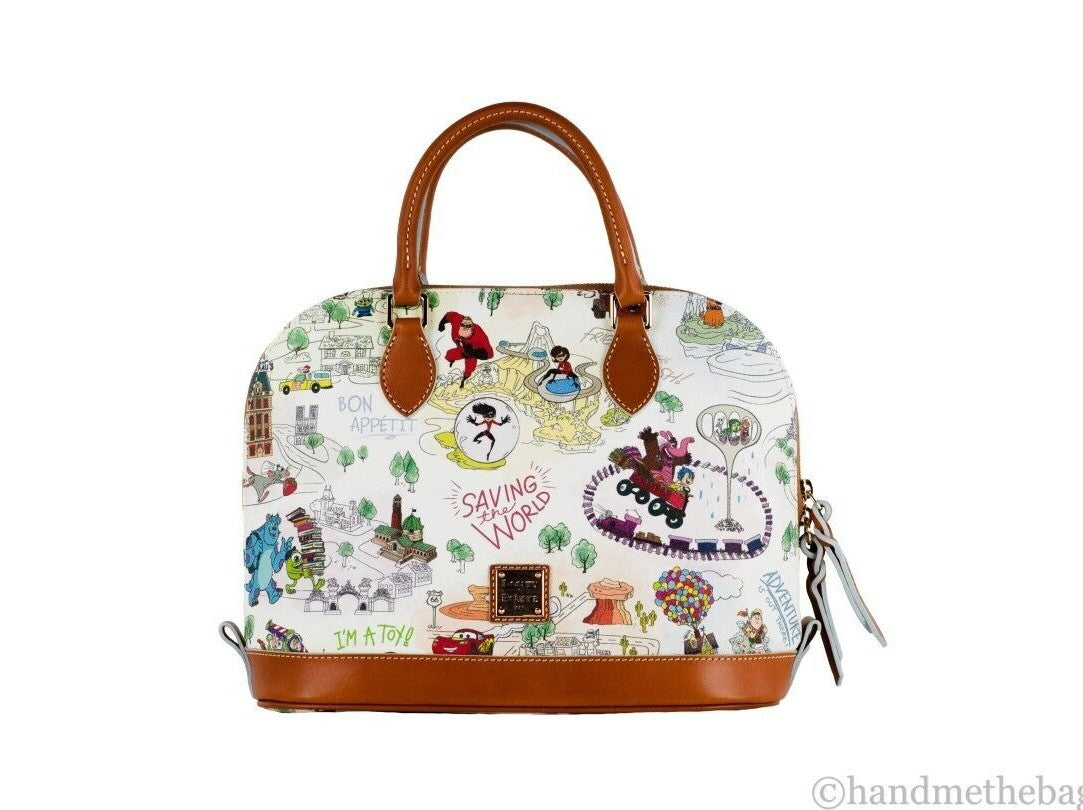 Dooney & Bourke Disney Pixar Cards Satchel Shoulder Bag Wallet