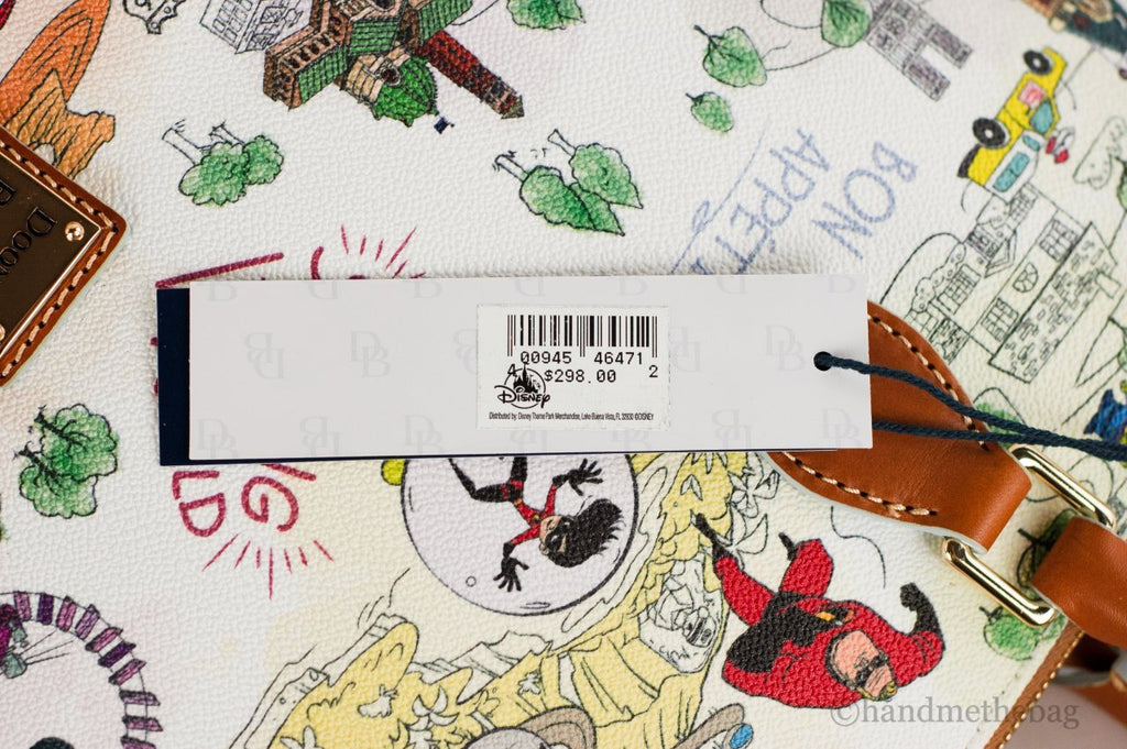 Dooney & Bourke Disney Pixar Karten Satchel Umhängetasche Geldbörse