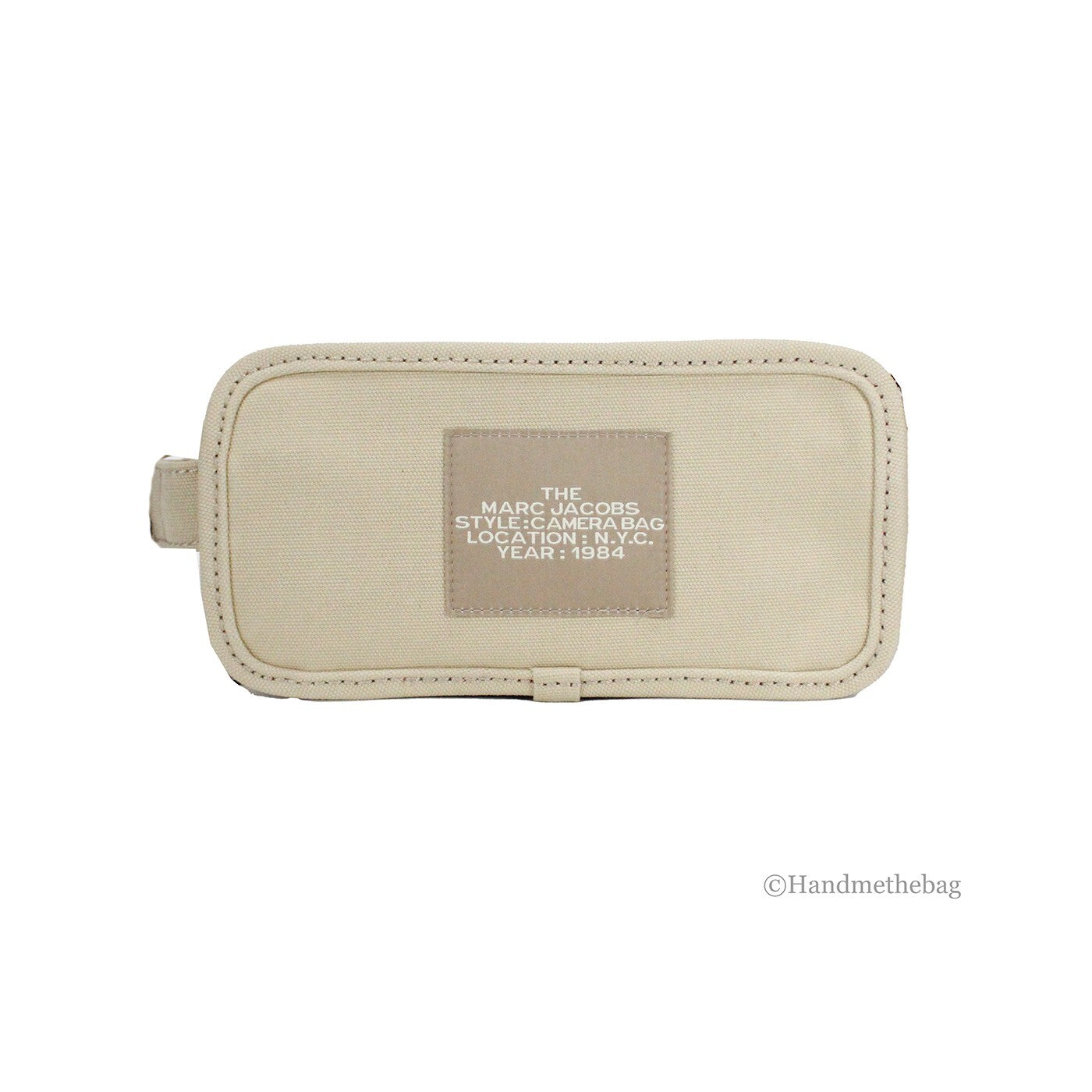 Marc Jacobs The Camera Bag Beige Canvas Umhängetasche
