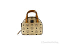 MCM Half Moon Mini Round Top Henkeltasche Umhängetasche