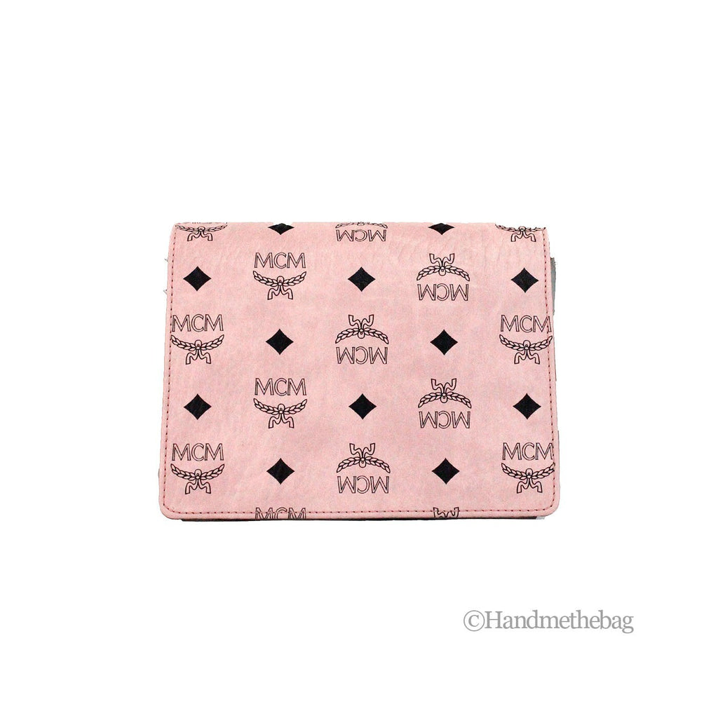 MCM Signature Patricia Leder Mini Flap Lock Umhängetasche