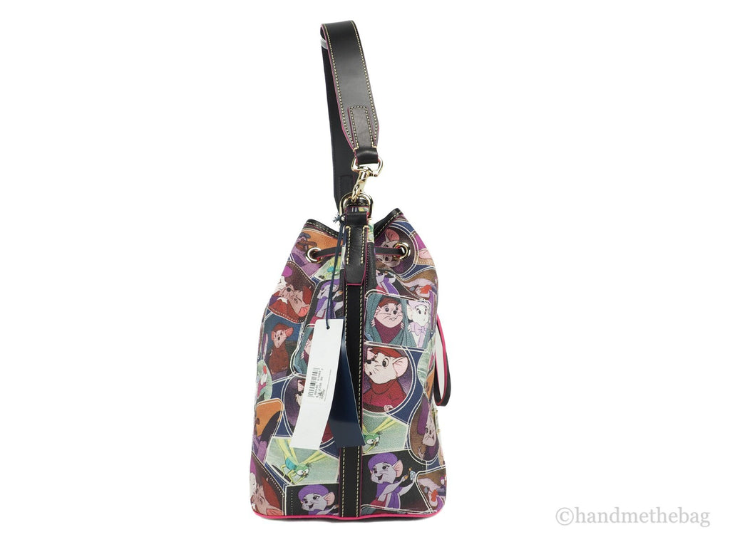 Dooney & Bourke Disney The Rescuers Drawstring Bucket Shoulder Bag