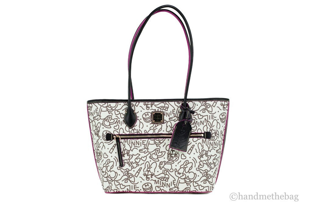 Dooney & Bourke Disney Medium Minnie Mouse Line Art Coated Cotton Tote